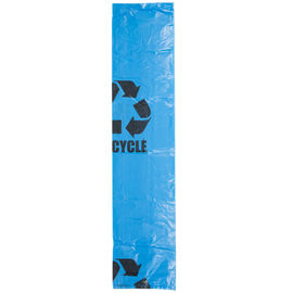 Borse di immondizia di plastica blu riciclate 1,2 mil rispettoso dell'ambiente 40 - 45 galloni