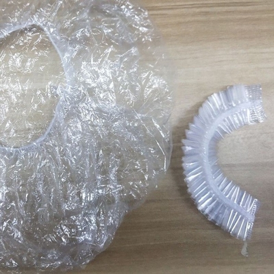 Elaborazione impermeabile di asciugacapelli del salone del cappuccio capo eliminabile trasparente di plastica del PE