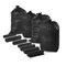 Forte colore nero stampato abitudine riciclabile extra delle borse di immondizia dell'HDPE