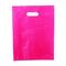 Strappo al minuto rosa/porpora delle borse del regalo resistente nessun rinforzo con le maniglie tagliate