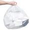 Rotocalcografia inferiore sigillata stella riciclata di plastica delle borse di immondizia di colore bianco