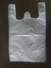 borsa di plastica non stampata bianca della maglietta 15mic di 300+160*525mm - 1000/Case, materiale dell'HDPE