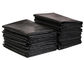 Colore nero di superficie impresso riciclabile piano materiale delle borse di immondizia dell'HDPE
