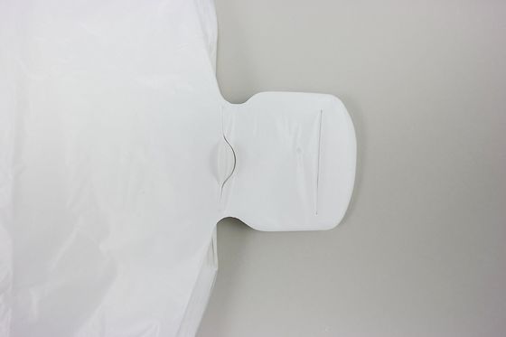 Sacchetti della spesa 13 mic della maglietta. 1000/case, colore di WHITE con stampa, materiale dell'HDPE