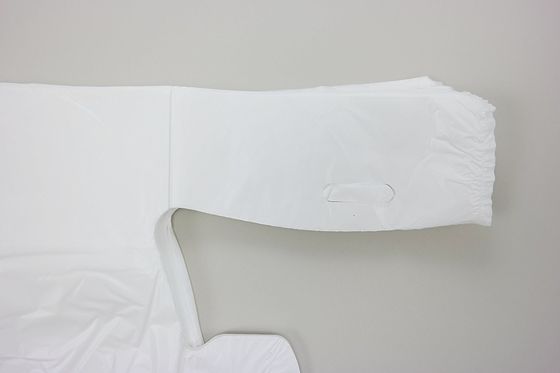 Sacchetti della spesa 13 mic della maglietta. 1000/case, colore di WHITE con stampa, materiale dell'HDPE